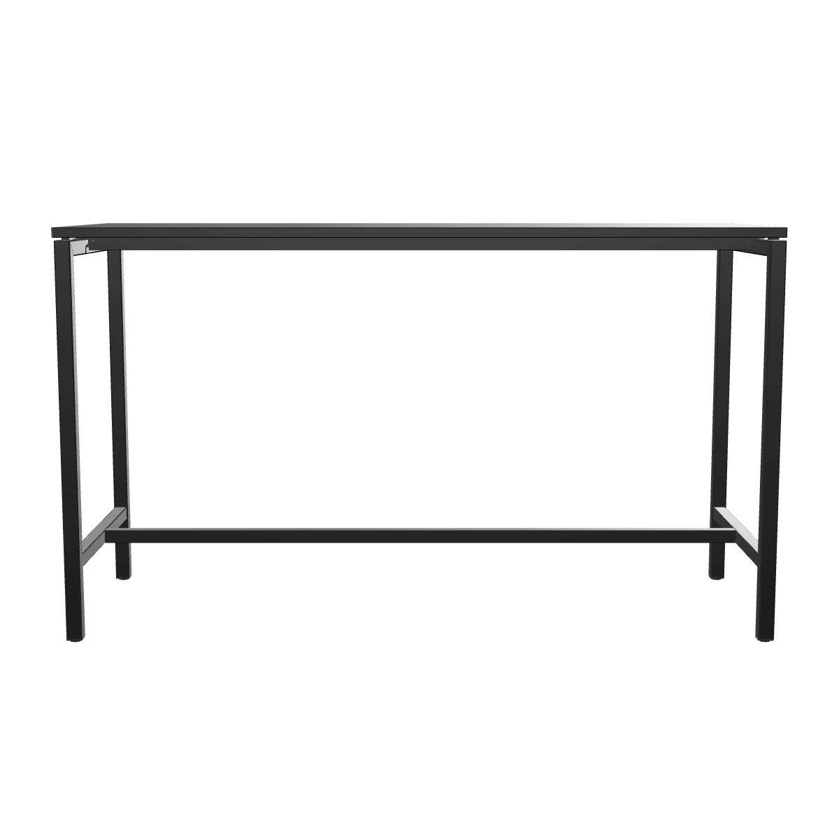 Augstais galds Black melamine