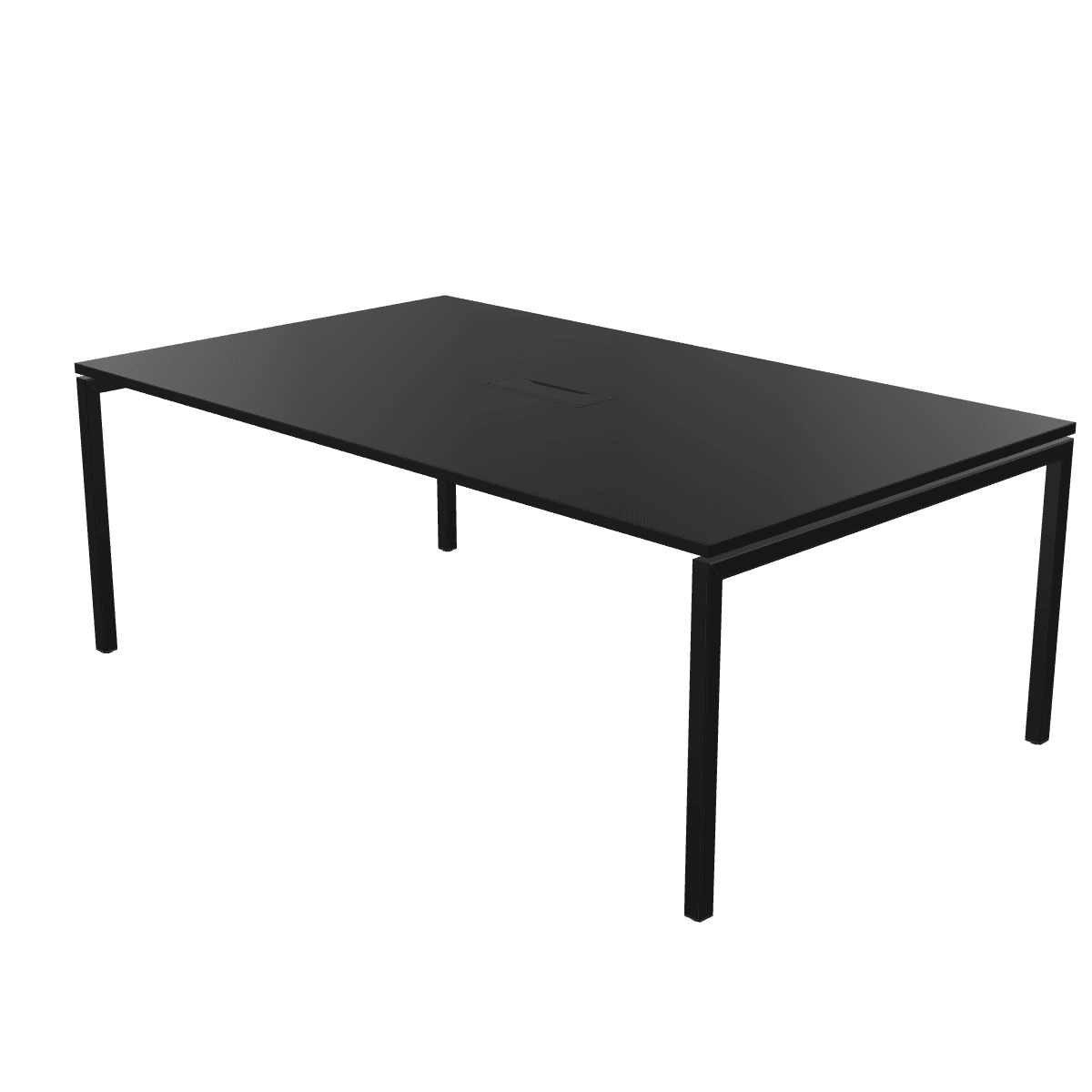 Konferenču galds 2000 Black melamine